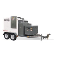 Dégeleuse de sol hydronique Wacker Neuson E3000 sur remorque